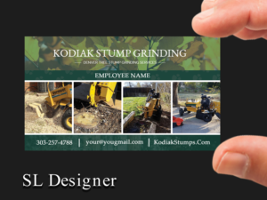 Business Card Design by SL Designer for Kodiak Stump Grinding | Design: #7985884