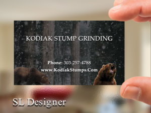 Diseño de Tarjeta de Presentación por SL Designer para Kodiak Stump Grinding | Diseño: #8005808