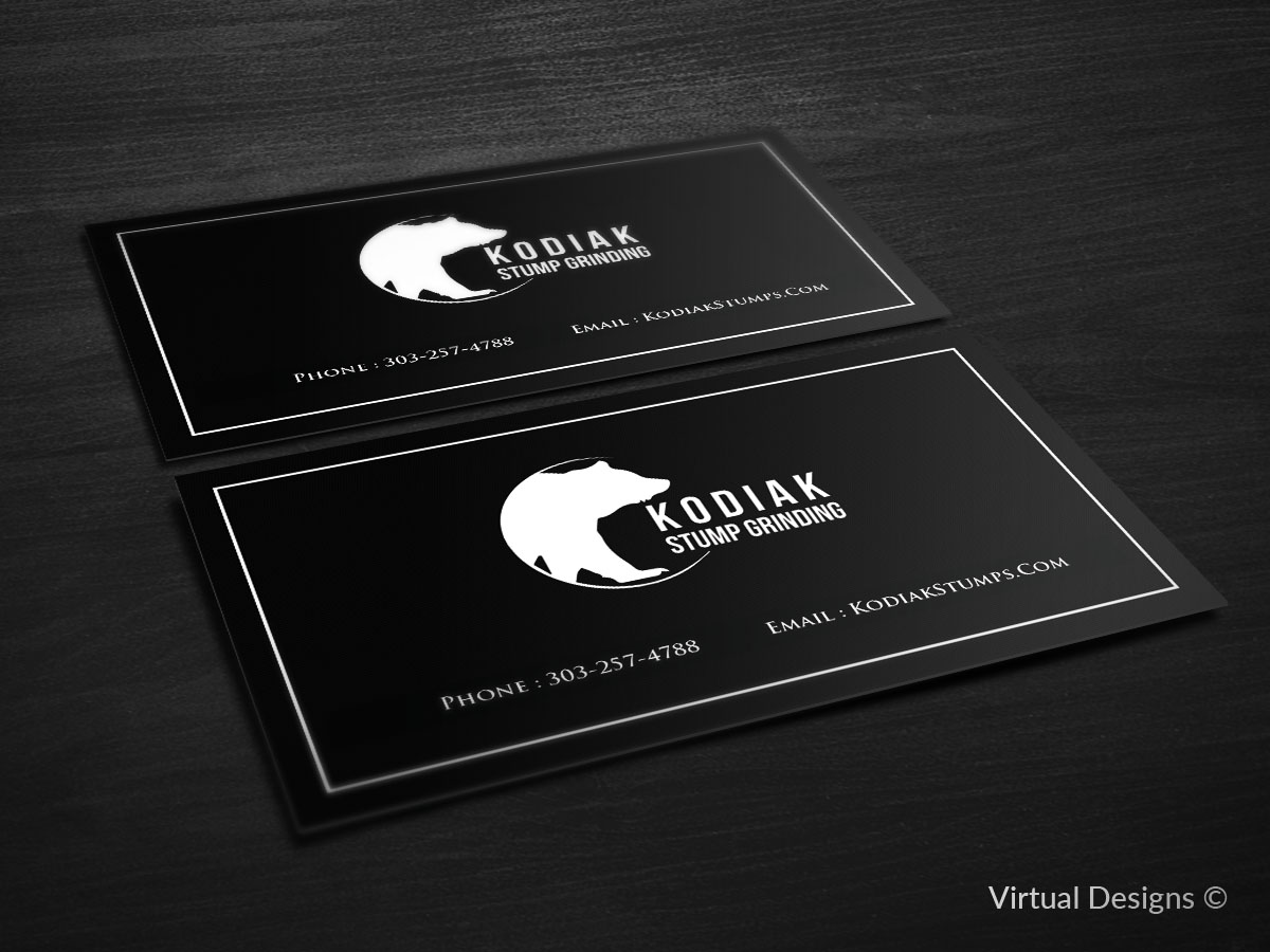 Diseño de Tarjeta de Presentación por SyncFuse™ Solutions para Kodiak Stump Grinding | Diseño #7986510