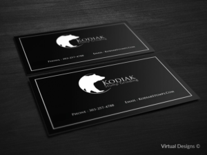 Business Card Design by Virtual Designs for Kodiak Stump Grinding | Design #7986591