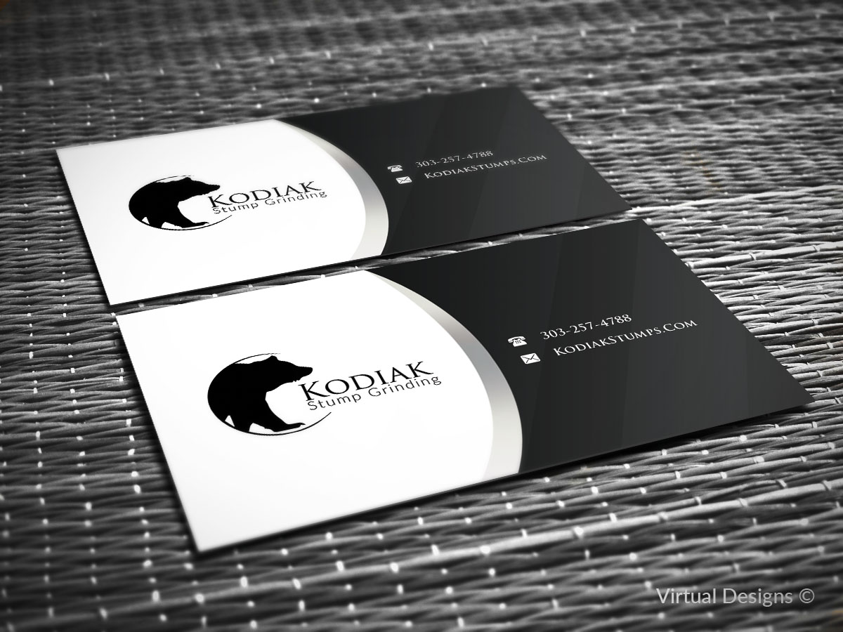 Diseño de Tarjeta de Presentación por SyncFuse™ Solutions para Kodiak Stump Grinding | Diseño #8017708