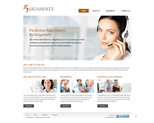 Web Design by pb for 5Gigahertz, LLC | Design: #1958929