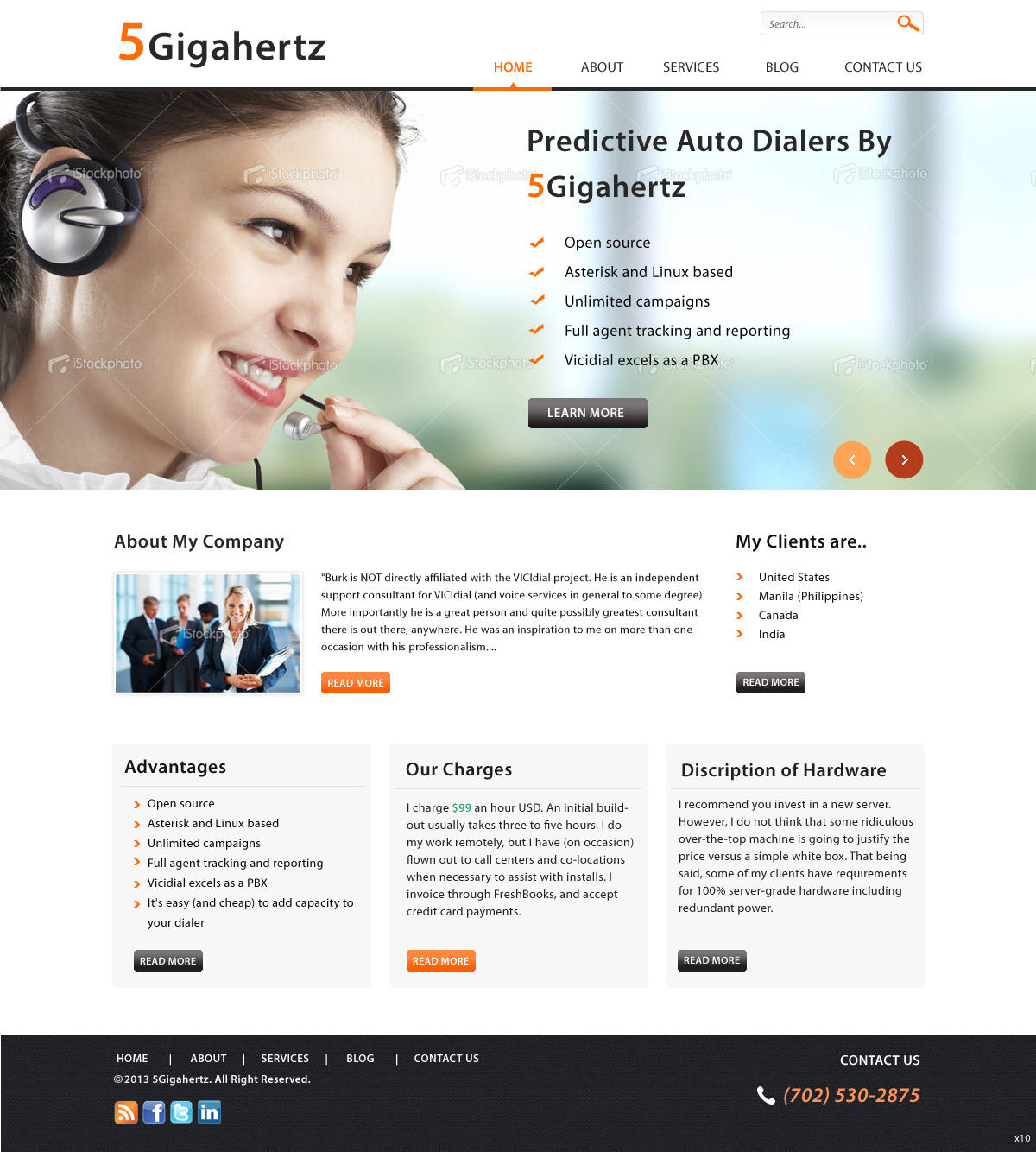 Web-Design von pb für 5Gigahertz, LLC | Design #1964286