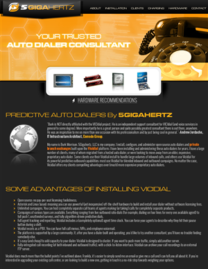 Web Design by jeckx2 for 5Gigahertz, LLC | Design: #1957429