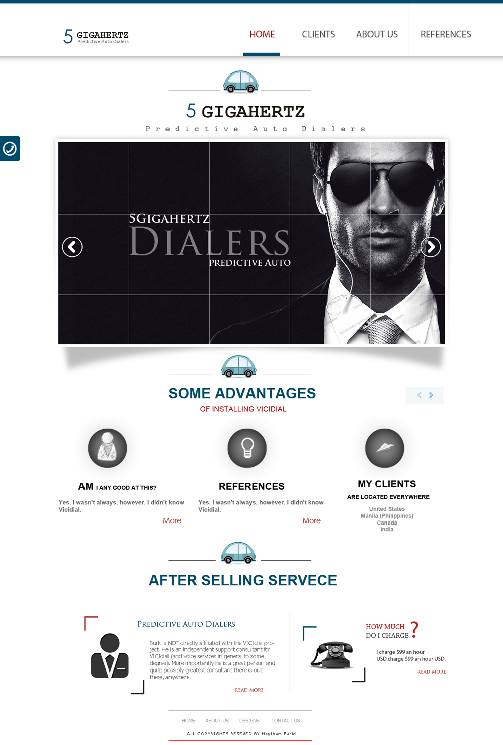 Web Design by haythamfarid for 5Gigahertz, LLC | Design #1990142