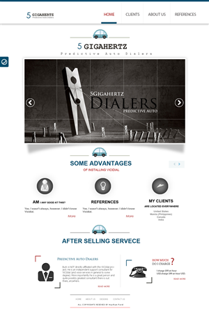 Web Design par haythamfarid pour 5Gigahertz, LLC | Design #1990144