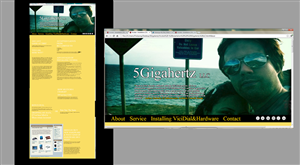 Web Design by RBLee for 5Gigahertz, LLC | Design: #1995290