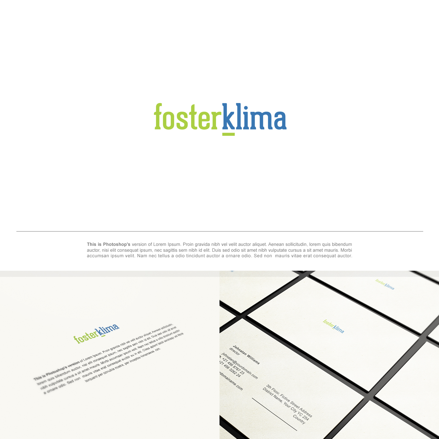 Logo-Design von VisualFlava für Foster Klima & Company, Inc. | Design #8408072