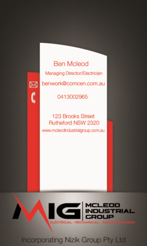 Business Card Design by Ex-Tech INN