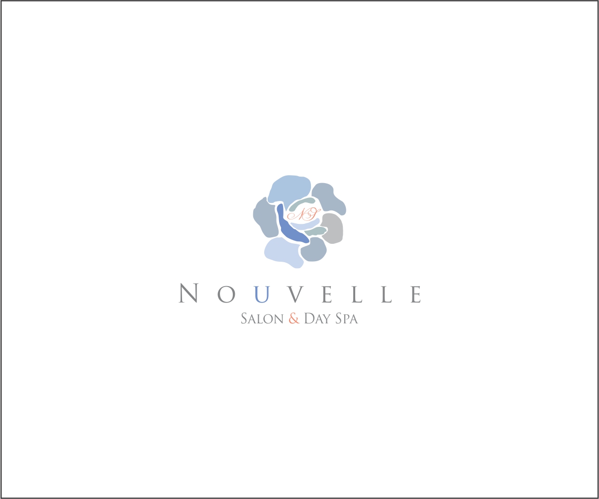 Logo Design by Mandarina for Nouvelle Salon & Day Spa | Design #8420828