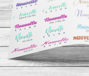 Logo Design by stelian for Nouvelle Salon & Day Spa | Design: #8171034