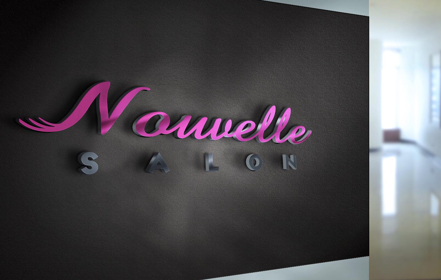 Logo Design by stelian for Nouvelle Salon & Day Spa | Design #8171037