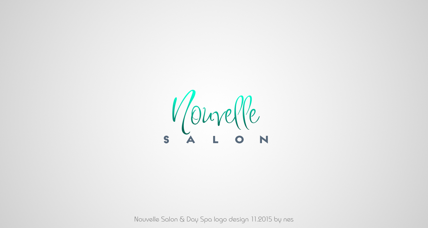 Logo Design by stelian for Nouvelle Salon & Day Spa | Design #8171042