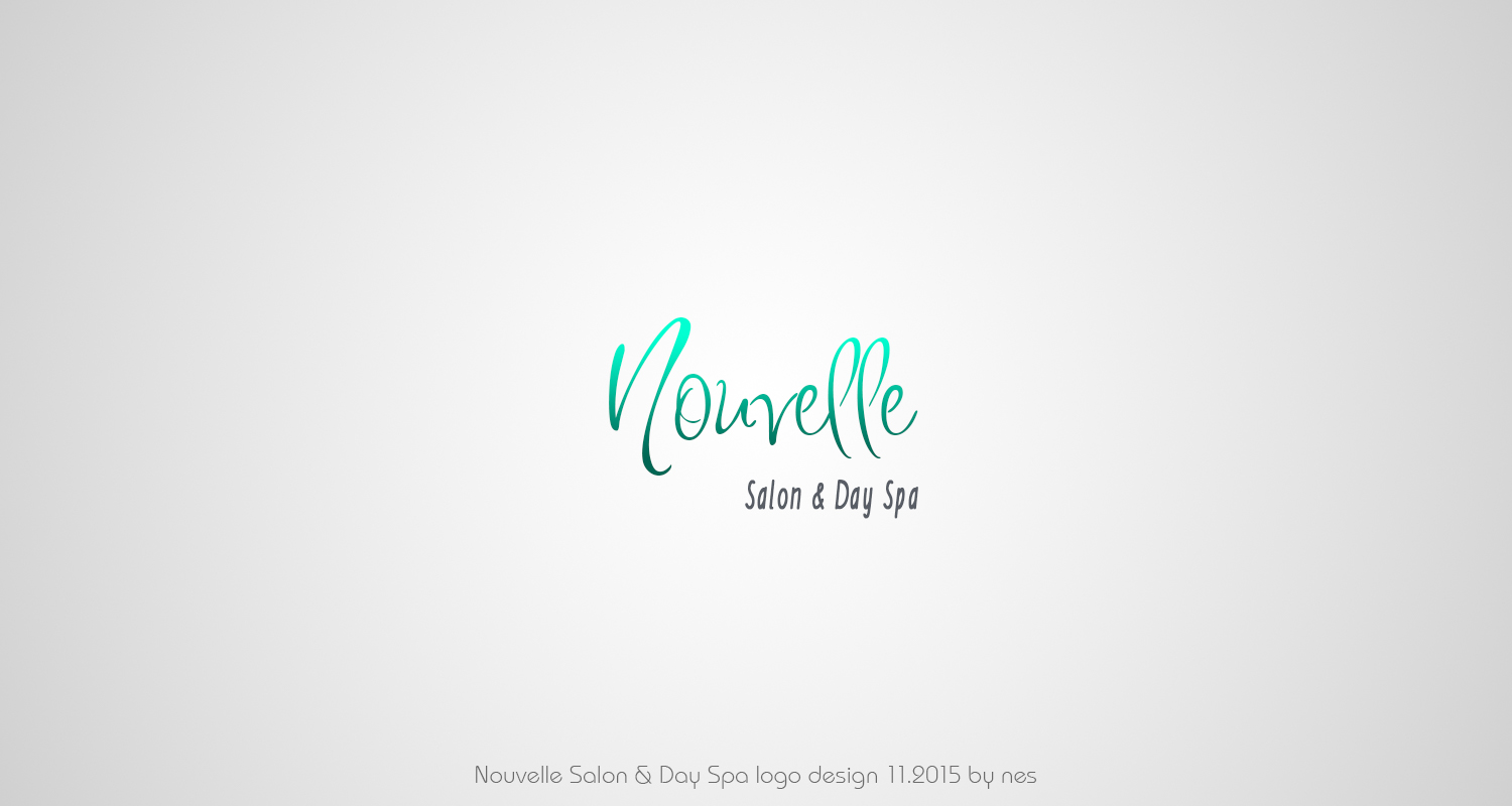 Logo Design by stelian for Nouvelle Salon & Day Spa | Design #8171044