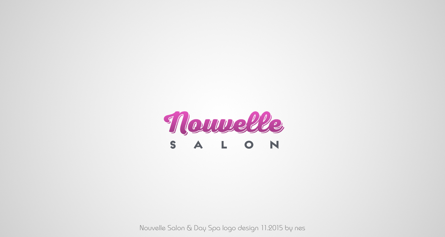 Logo Design by stelian for Nouvelle Salon & Day Spa | Design #8171053