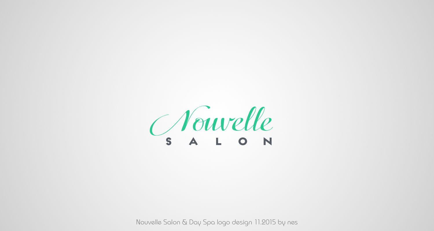 Logo Design by stelian for Nouvelle Salon & Day Spa | Design #8171054