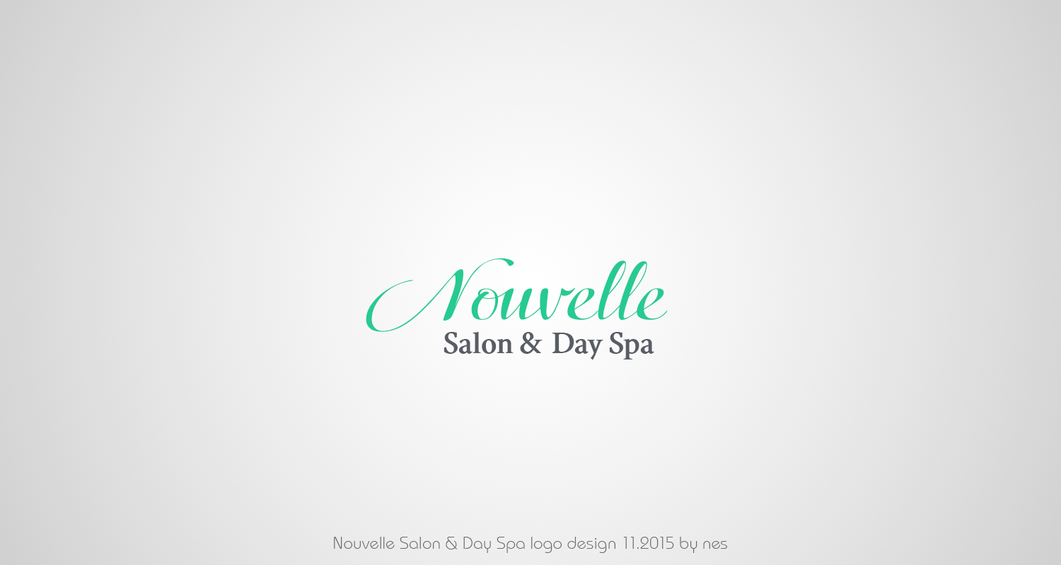 Logo Design by stelian for Nouvelle Salon & Day Spa | Design #8171055