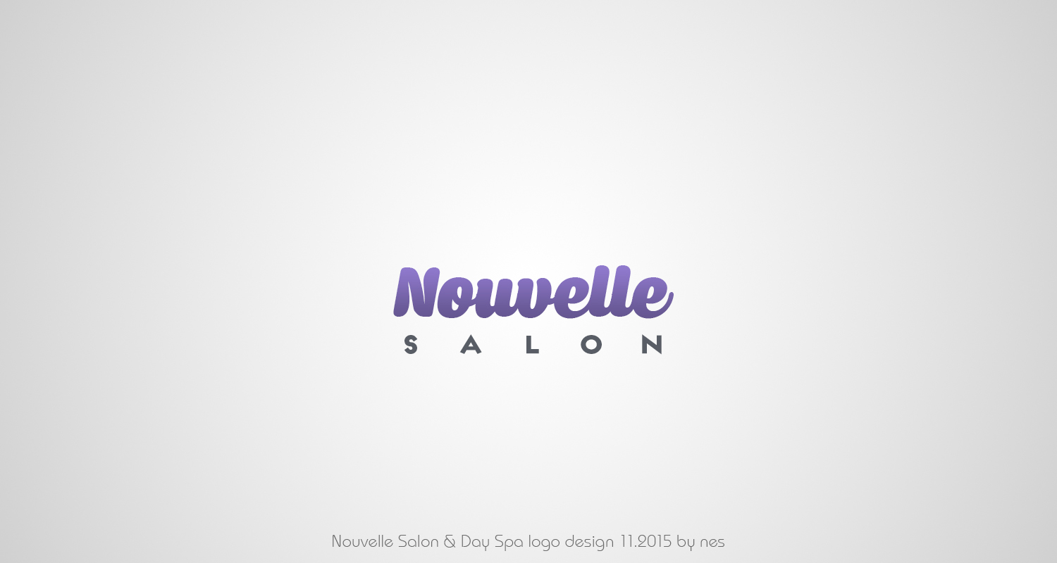 Logo Design by stelian for Nouvelle Salon & Day Spa | Design #8171058