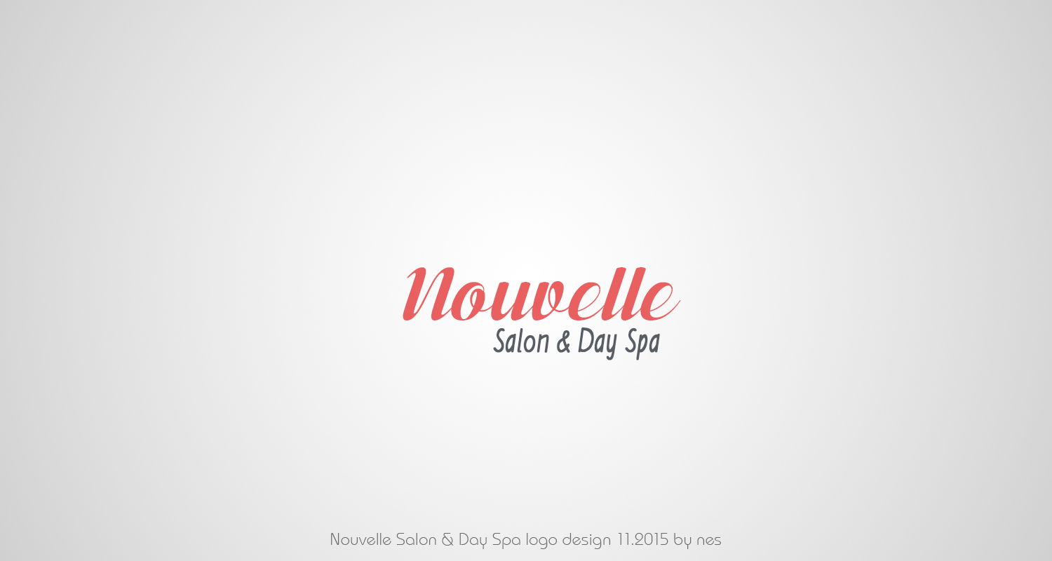 Logo Design by stelian for Nouvelle Salon & Day Spa | Design #8171060