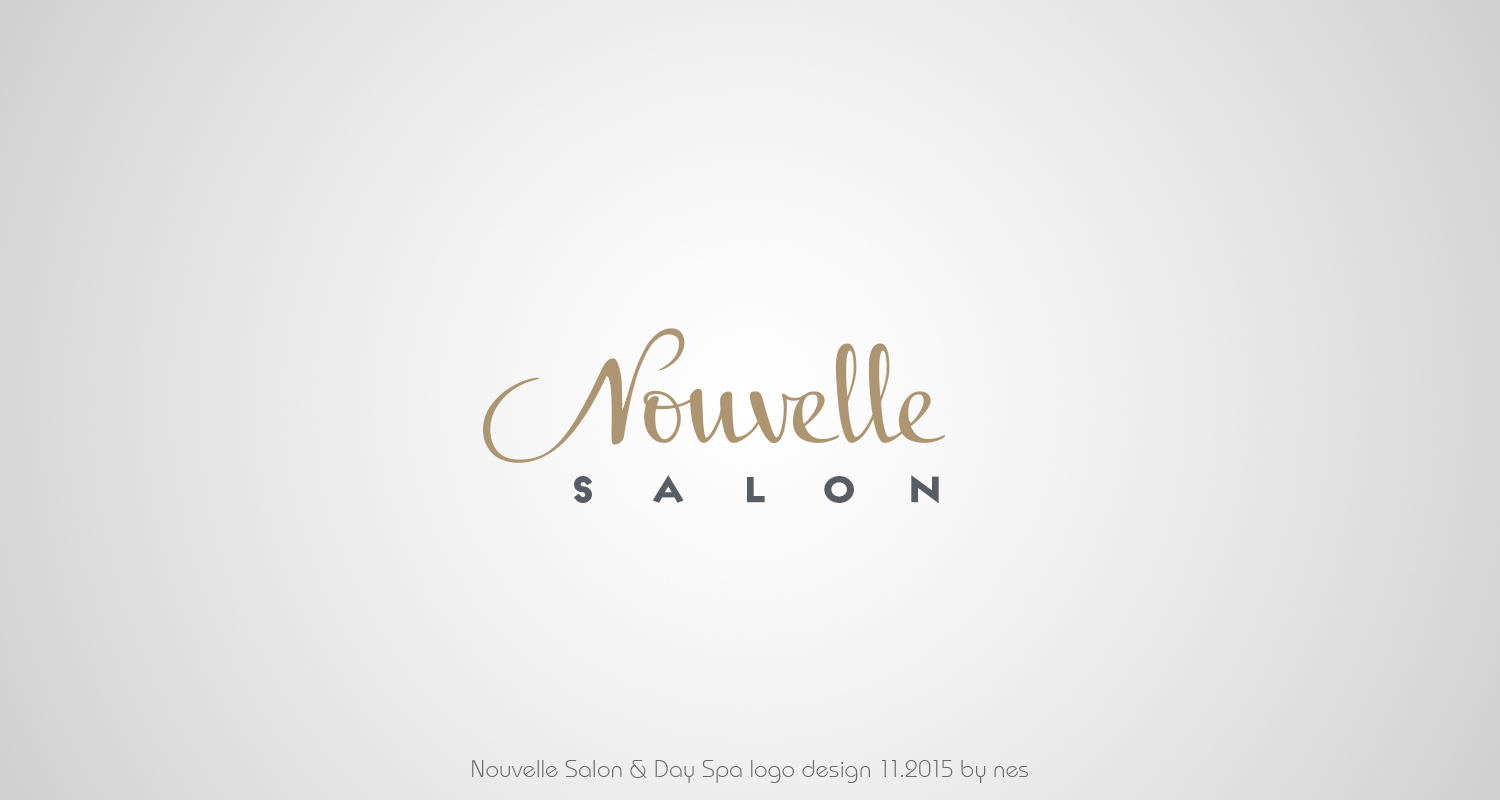 Logo Design by stelian for Nouvelle Salon & Day Spa | Design #8171077