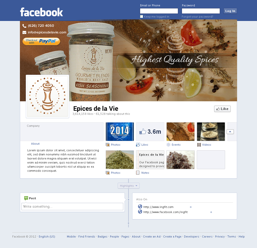 Facebook Design by Sbss for this project | Design #8399931