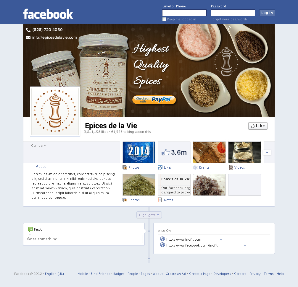 Diseño de Facebook por Sbss para este proyecto | Diseño #8399932