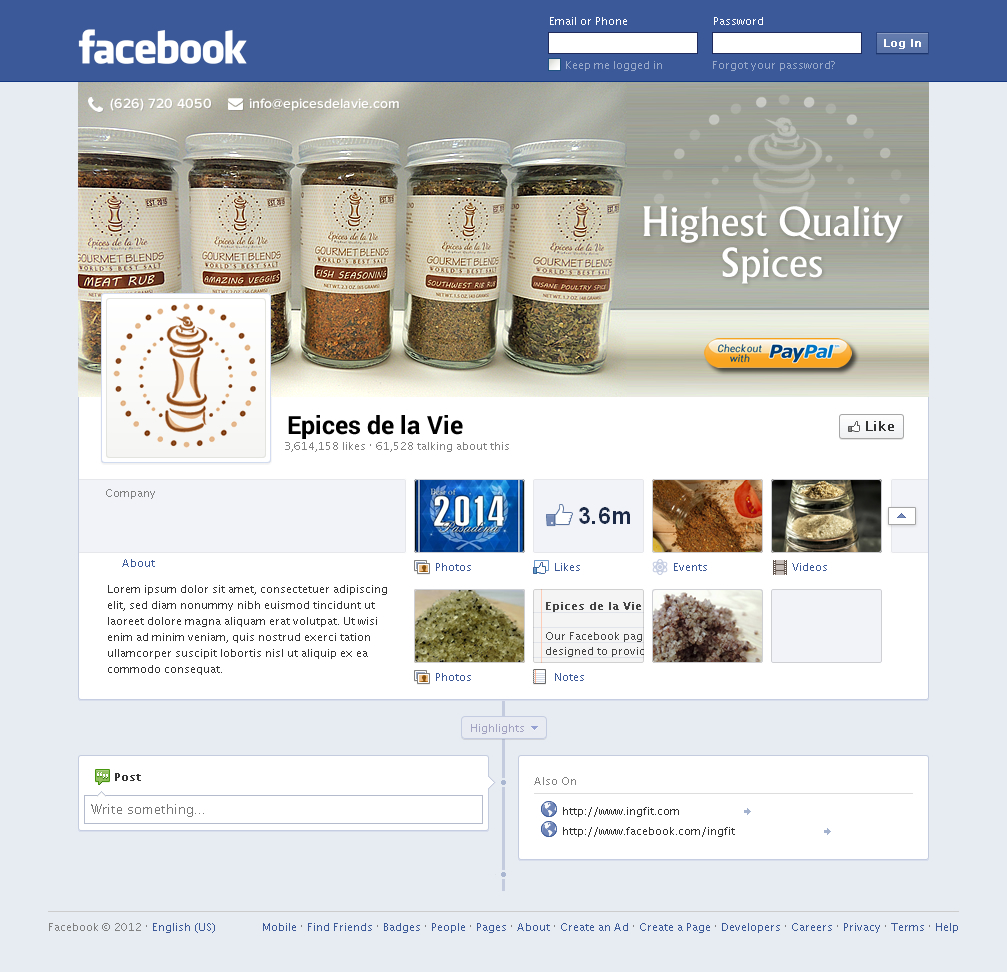 Facebook Design by Sbss for this project | Design #8399933