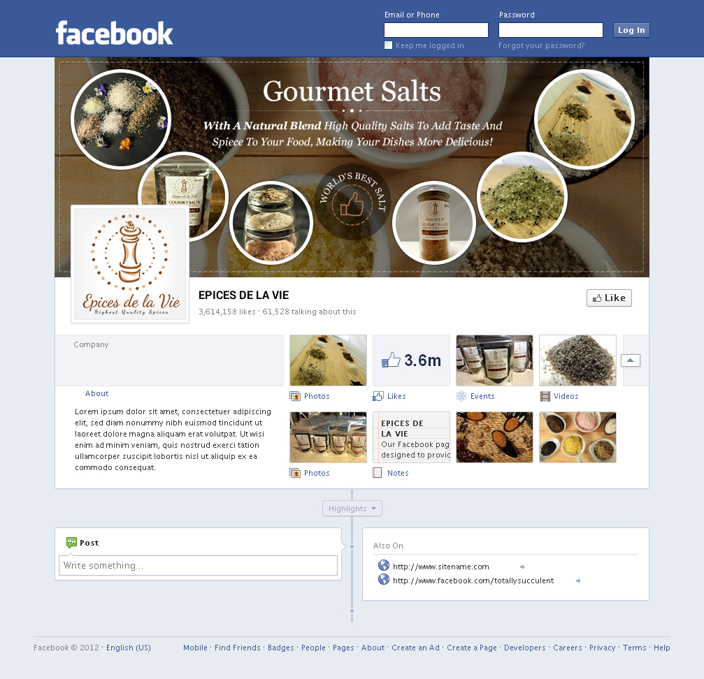 Facebook Design by Sbss for this project | Design: #8403324