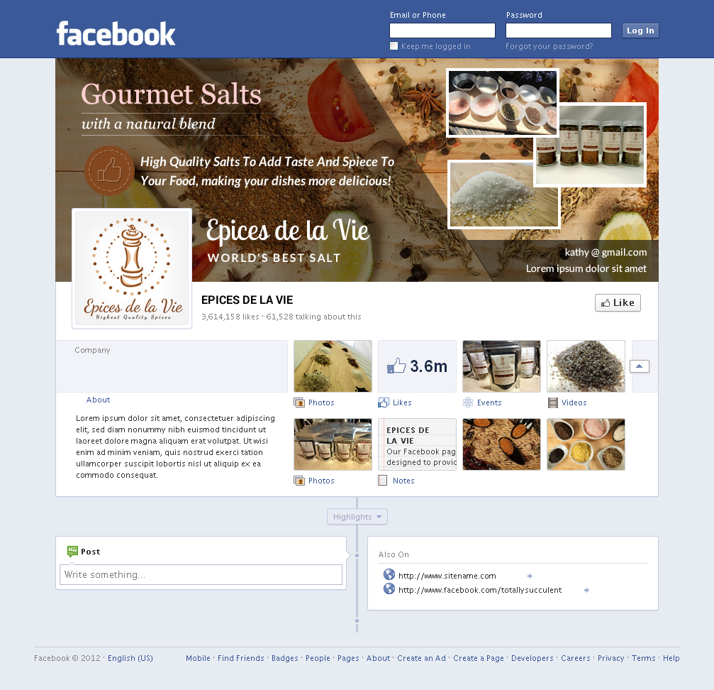Facebook Design by Sbss for this project | Design #8403325
