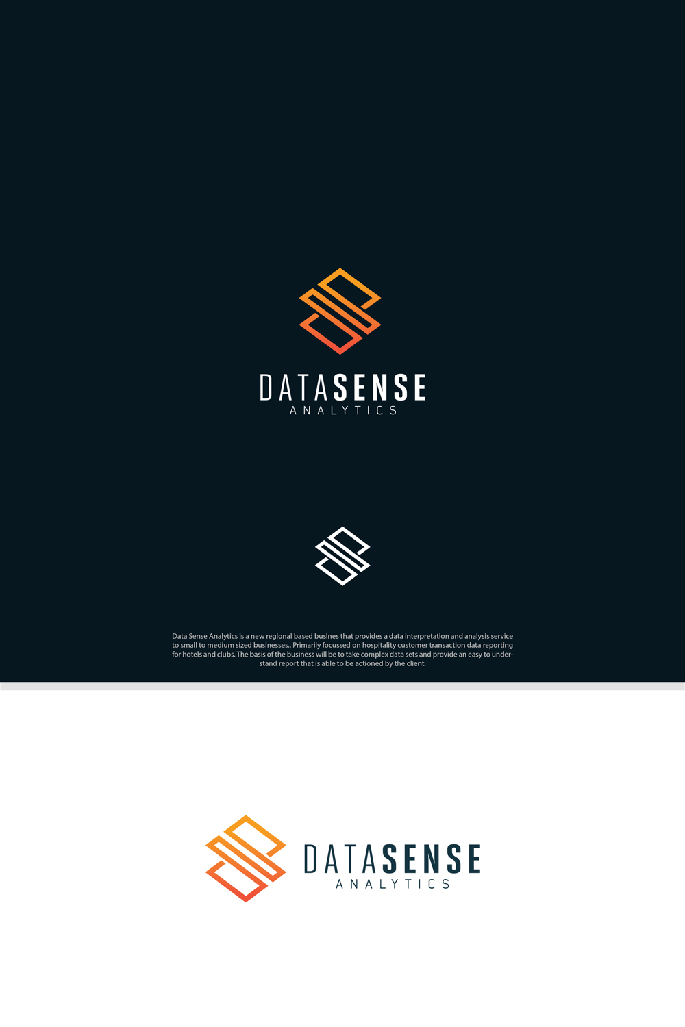 Logo Design by Petrovic N for Data Sense Analytics | Design #8017375