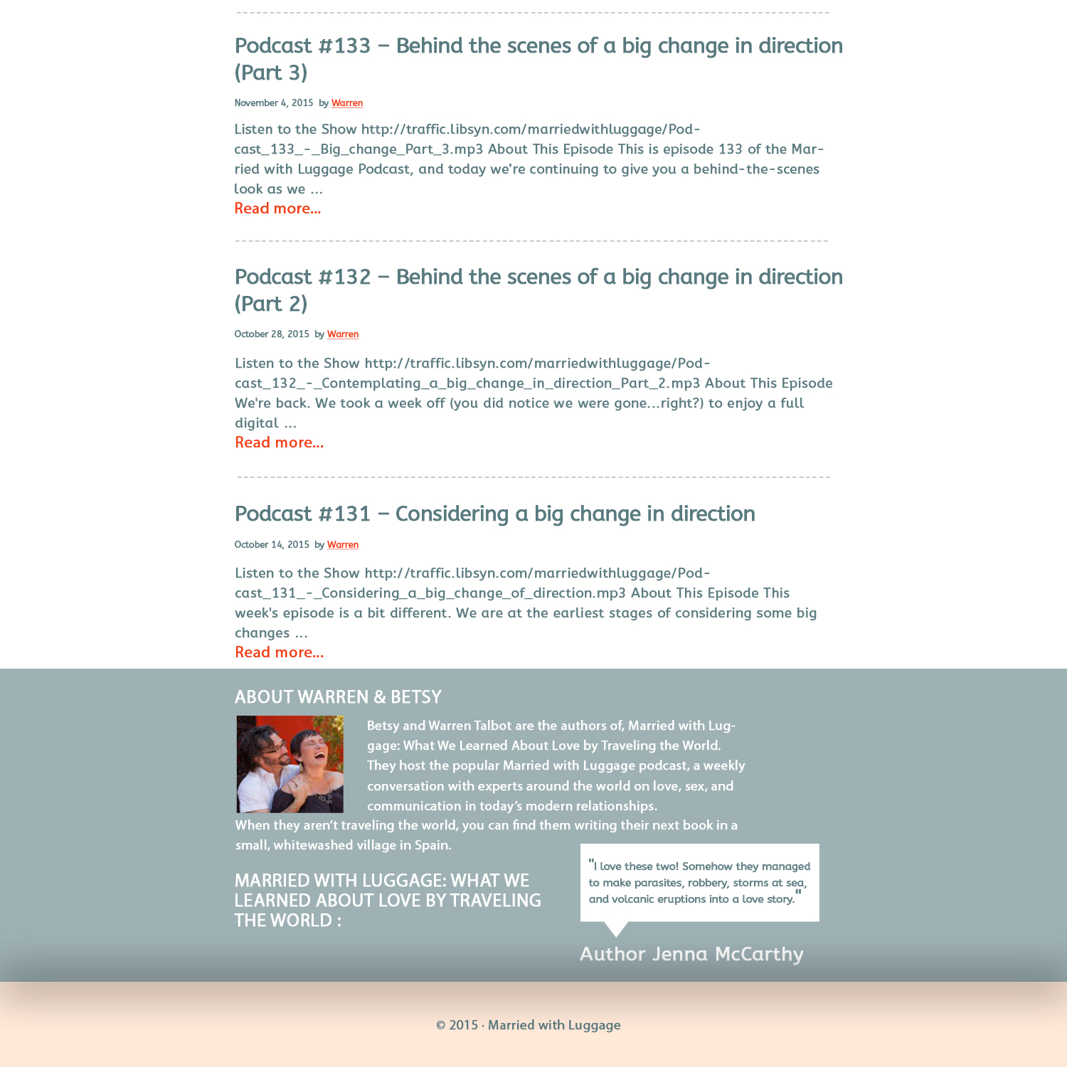 Web Design par mrbuttpk pour Married with Luggage, Inc. | Design #8089782