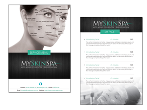Brochure Design by roopaljain for MySkinSpa | Design: #1964855