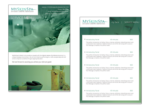 Brochure Design by roopaljain for MySkinSpa | Design #1964862