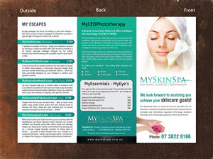 Diseño de Brochure por Sbss para MySkinSpa | Diseño: #1965889