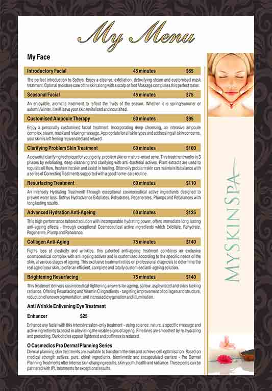 Brochure Design by dkthedon for MySkinSpa | Design #1994192