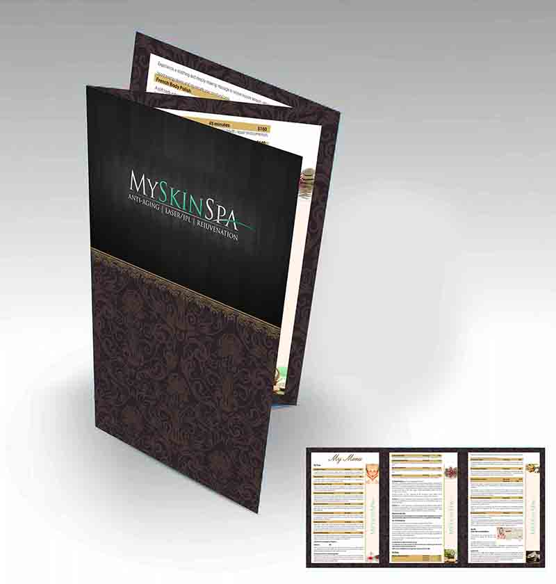 Brochure Design by dkthedon for MySkinSpa | Design #1994221