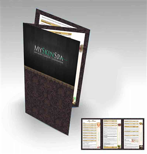 Diseño de Brochure por dkthedon para MySkinSpa | Diseño: #1994221