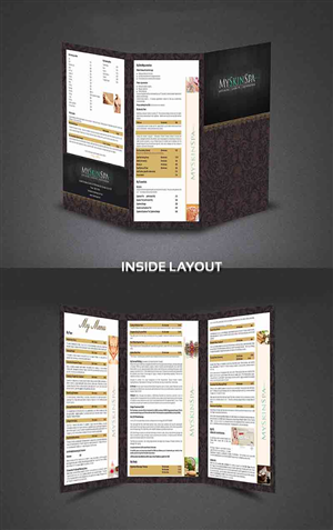Diseño de Brochure por dkthedon para MySkinSpa | Diseño: #1994225