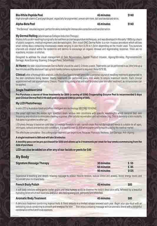 Broschüren-Design von dkthedon für MySkinSpa | Design #1994541