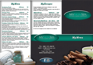 Brochure Design by Exphor for MySkinSpa | Design: #1983041