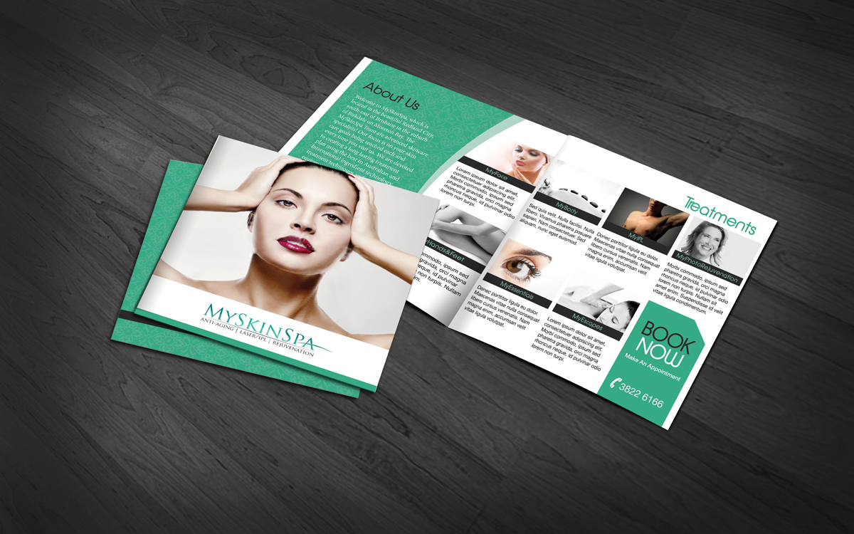 Brochure Design by Ignited Design Studio for MySkinSpa | Design #1975068
