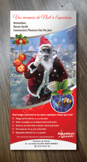 Create a flyer design (10cm X 21cm) for an aquarium in France | Design de Flyer par alex989