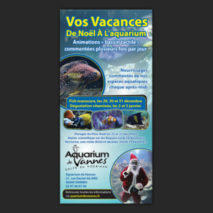 Create a flyer design (10cm X 21cm) for an aquarium in France | Design de Flyer par Mon01
