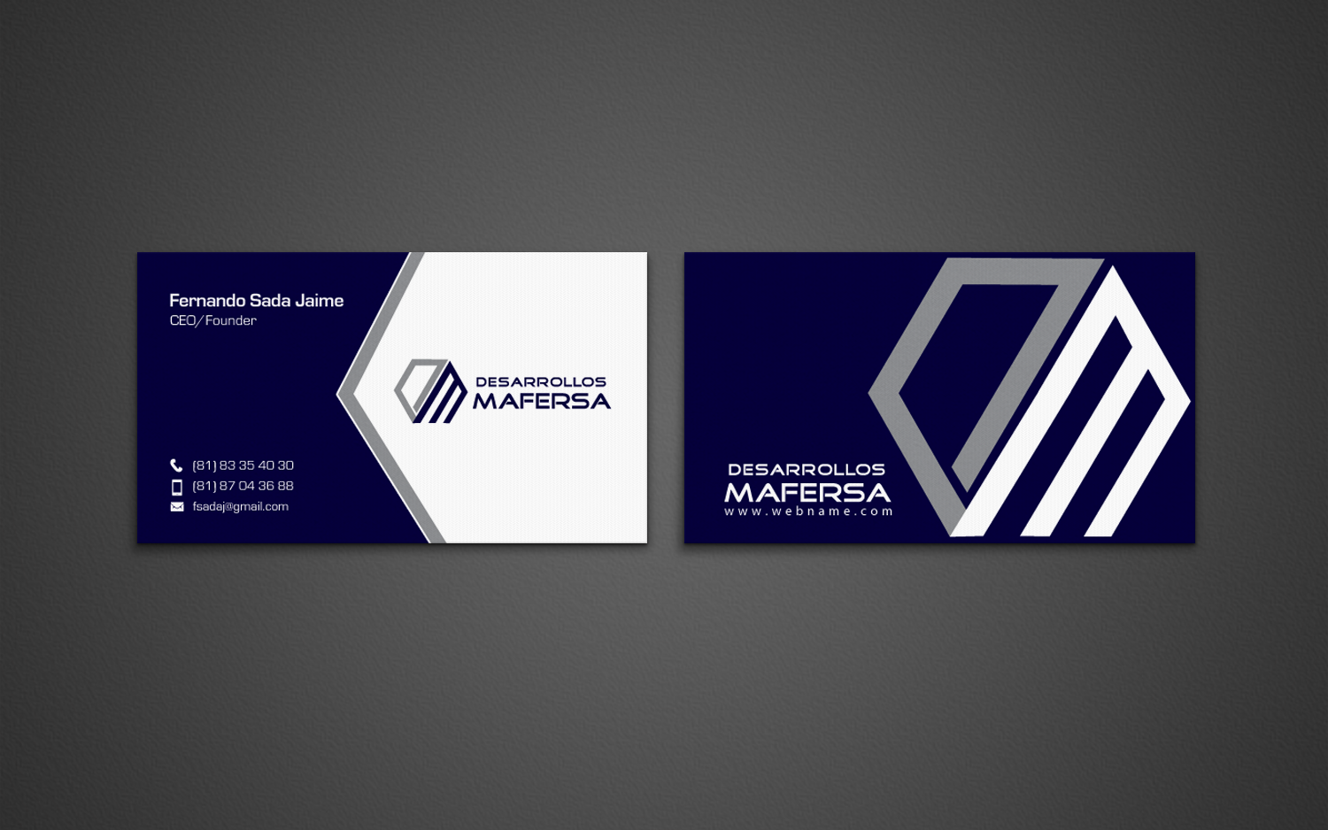 Business Card Design by chandrayaan.creative for this project | Design #8003672