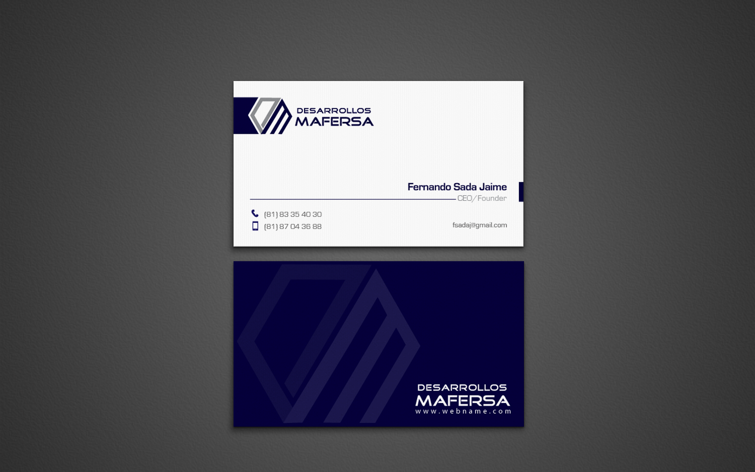 Business Card Design by chandrayaan.creative for this project | Design #8003678