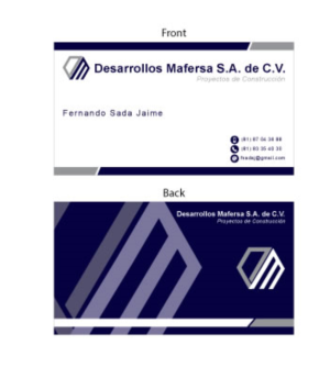 Diseño de Tarjeta de Presentación por The Brands Republic para este proyecto | Diseño: #8164635