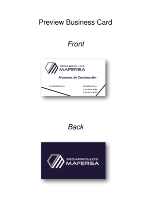 Business Card Design by Fabio Estevao