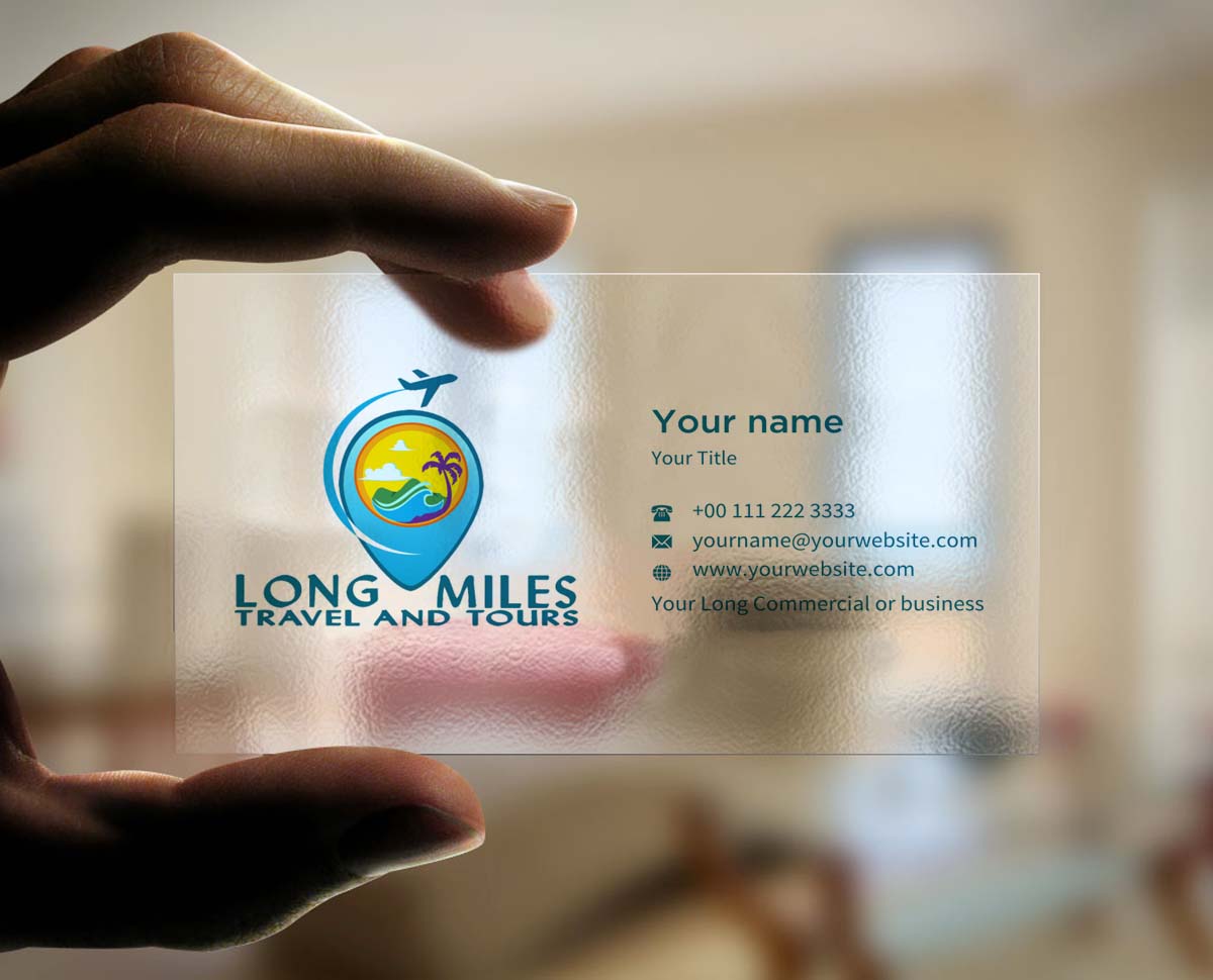 Business Card Design by INDIAN_Ashok for longmiles travel and tours | Design #8001290