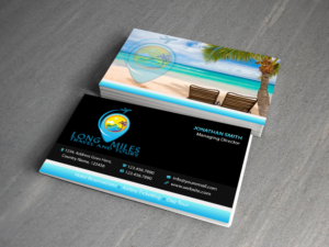 Business Card Design by Creations Box 2015 for longmiles travel and tours | Design: #8018269