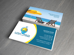 Business Card Design by Creations Box 2015 for longmiles travel and tours | Design: #8018275